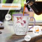 Inspirational Scripture Mug with Hummingbird Design