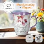 Inspirational Scripture Mug with Hummingbird Design