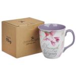 Inspirational Scripture Mug with Hummingbird Design