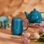 Sweese 20oz Porcelain Teacup with Infuser