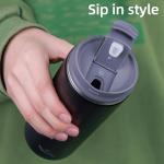 Insulated Stainless Steel Travel Coffee Mug, 12 oz