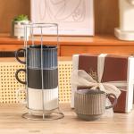 Glowworm Stackable Coffee Mugs Set of 4