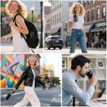 Ratrabas Insulated Travel Coffee Mug with Strap