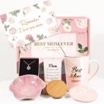 Best Mom Ever Heart-Shaped Coffee Mug 14 Oz