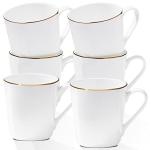 Gang Rinpoche Set of 6 Gold Trim Mugs