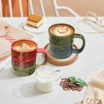 Set of 4 Ceramic Coffee Mugs - 12 Oz