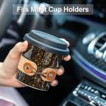 Cormomu Travel Coffee Mug - Ceramic Tumbler, 8.5oz