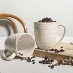 Feenmai Set of 4 Large Ceramic Coffee Mugs