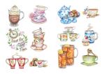 I Love Tea! Stickers (Dover Little Activity Books: Food)