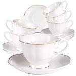 12-Piece Porcelain Espresso Cup and Saucer Set