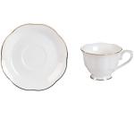 12-Piece Porcelain Espresso Cup and Saucer Set