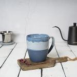 Ceramic Tea Cup with Infuser and Lid, 16 Oz