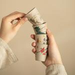 Ceramic Tea Cup Set with Gift Box