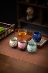Colorful Ceramic Teacup and Coffee Mug Set