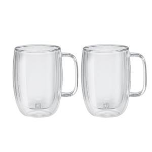 ZWILLING Sorrento Plus 2-pc Double-Wall Glass Latte Mug Set, 15-oz, 450ml