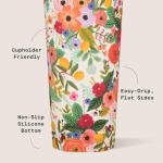 Corkcicle x Rifle Paper Co. Classic Insulated Coffee Mug - Keeps Drinks Cold 9 Hours - Triple-Insulated - Gift for Mom - Great for Mother's Day or Christmas - 16 oz - Garden Party Cream