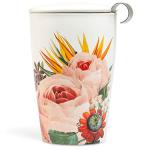 Double-Walled Ceramic Kati Tea Cup with Infuser