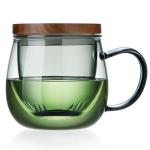 Large Glass Tea Cup with Infuser and Lid