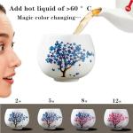 Cherry Blossom Heat Changing Tea Cups & Mugs