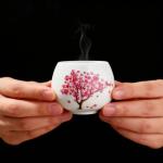 Cherry Blossom Heat Changing Tea Cups & Mugs