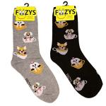Tea Cup Dogs Women's Crew Socks - 2 Pairs