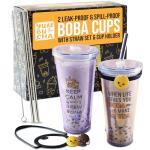 Yumbucha Reusable Boba Tumbler and Straw Set
