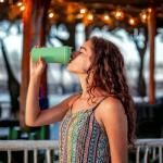 Mint Reusable Travel Mug with Double Wall Insulation