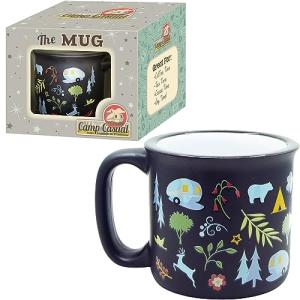 Retro 15 oz Ceramic Camping Coffee Mug