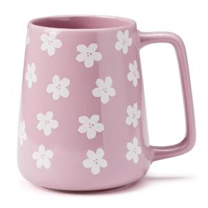 24 oz Purple Ceramic Coffee Mug for Beverages