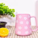 24 oz Purple Ceramic Coffee Mug for Beverages