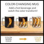 Andy Warhol Banana Color-Changing Ceramic Mug