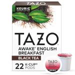 TAZO Awake English Breakfast Tea K-Cups, 22 Pods