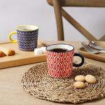 Set of 4 Assorted Espresso Cups for Coffee