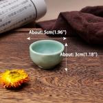 Blue Jade Tea Cup Set - Healing Crystal Bowls