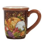 Autumn Leaves Ceramic Mug Set of 4