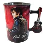 Elvis Presley 68' Comeback Coffee Mug with Guitar Handle