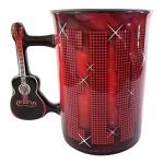Elvis Presley 68' Comeback Coffee Mug with Guitar Handle