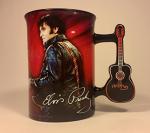 Elvis Presley 68' Comeback Coffee Mug with Guitar Handle