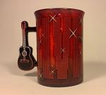 Elvis Presley 68' Comeback Coffee Mug with Guitar Handle