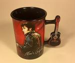 Elvis Presley 68' Comeback Coffee Mug with Guitar Handle