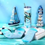 Sea Turtle Travel Mug and Sock Gift Set