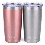 SUNWILL Insulated Travel Coffee Mug Set of 2