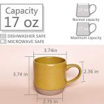 Bosmarlin 17 Oz Speckled Ceramic Coffee Mug