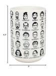 It's Hard to Get a Handle on Modern Art - Porcelain Tea Cup Featuring 65 Artists