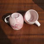 Pink Marble 10 oz Ceramic Coffee Mug