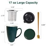 YumKubis Large Infuser Tea Mug, 17 oz