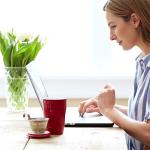 Double-Walled Ceramic Tea Cup with Infuser