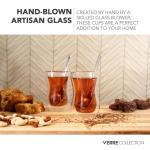 Turkish Double Wall Tea Cups - Set of 2