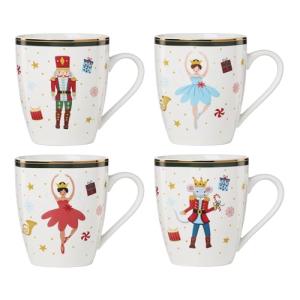 Lenox Nutcracker Ballet Coffee Mugs Set, 4 Piece