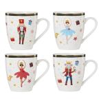 Lenox Nutcracker Ballet Coffee Mugs Set, 4 Piece